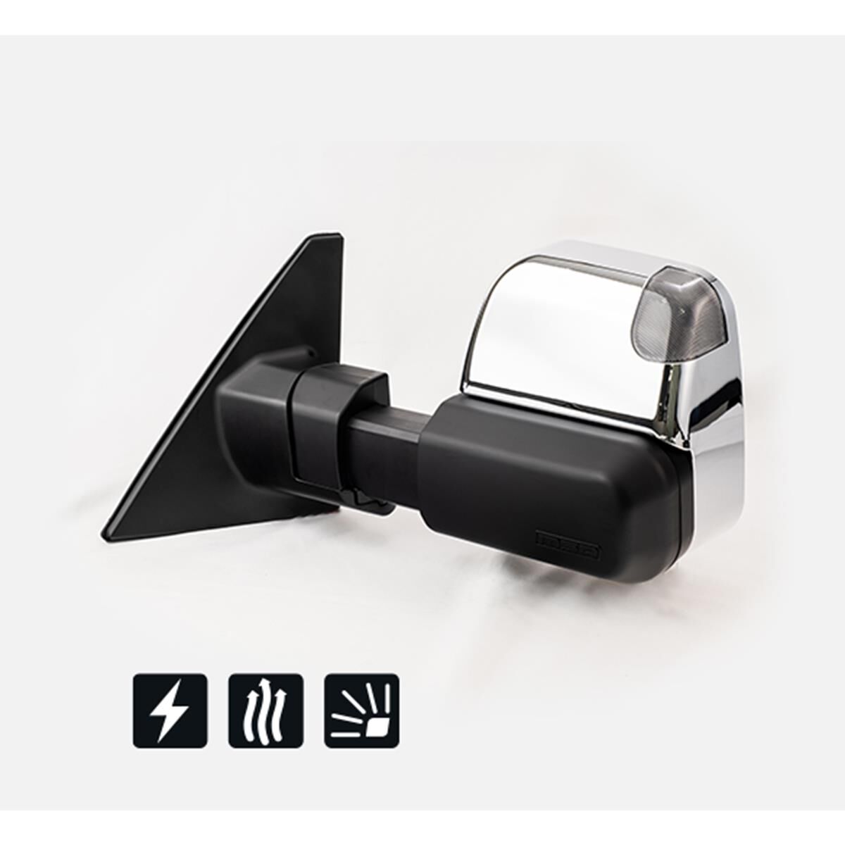 TOWING MIRROR MITSUBISHI PAJERO OCT 2006 - CURRENT, , scaau_hi-res