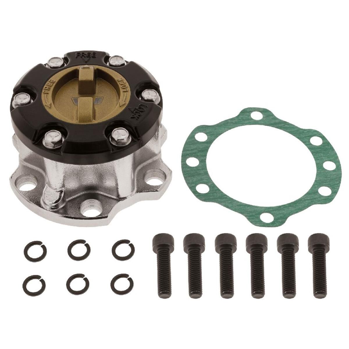 FREE WHEEL HUB LANDCRUISER VDJ  GRJ HDJ HZJ 10MM BOLTS PCD 90  PITCHED CIRCLE DIAMETER 90MM, , scaau_hi-res