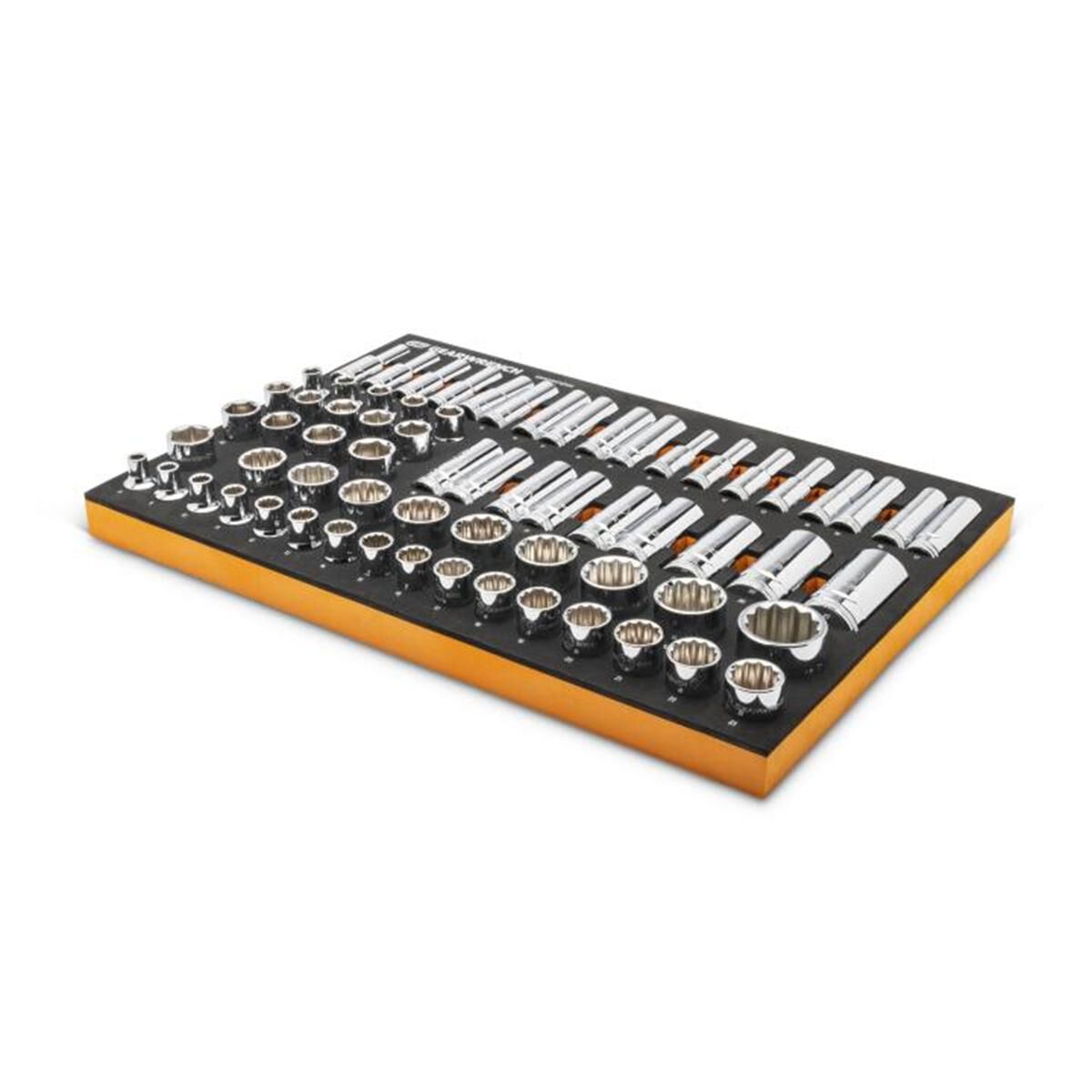 67 PIECE 1/2&rdquo; DRIVE MASTER METRIC SOCKET SET IN FOAM STORAGE TRAY, , scaau_hi-res