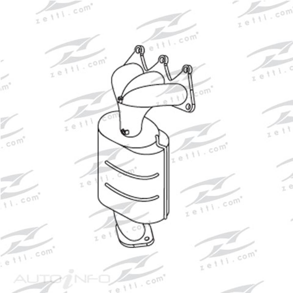 TY AURION GSV40R 3.5L 2GRFE REAR CAT, , scaau_hi-res