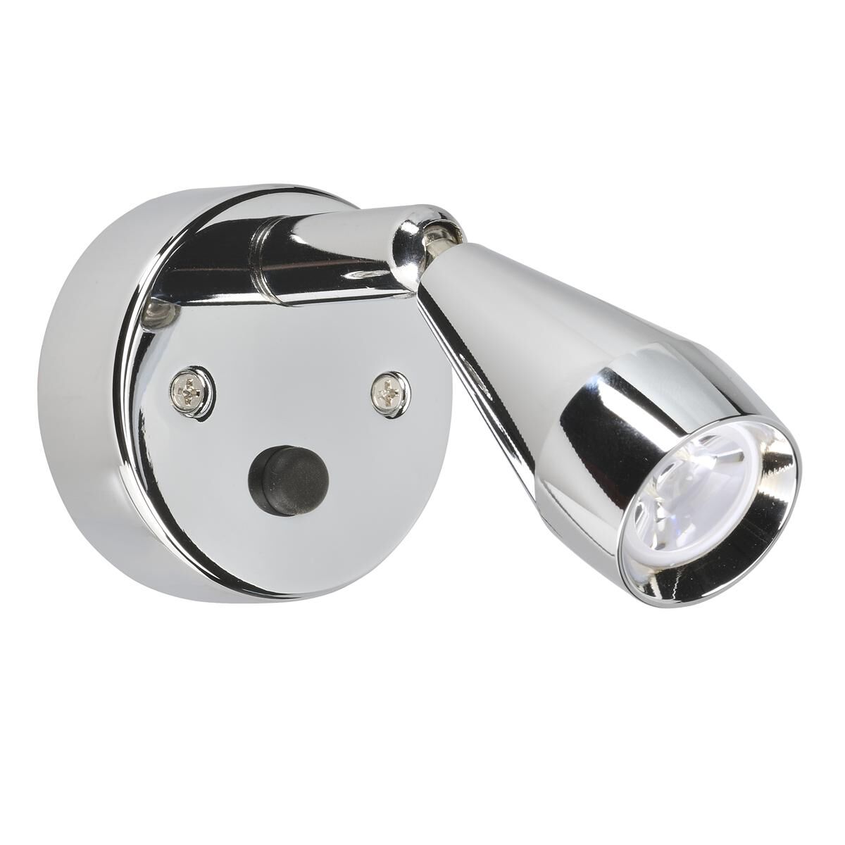 NARVA 12V SILVER INTERIOR LAMP WITH TOUCH SWITCH & 2A USB SOCKET, , scaau_hi-res