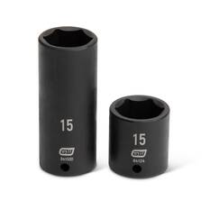 48 PC. 1/4” DRIVE 6 POINT STANDARD & DEEP IMPACT METRIC & SAE SOCKET SET, , scaau_hi-res