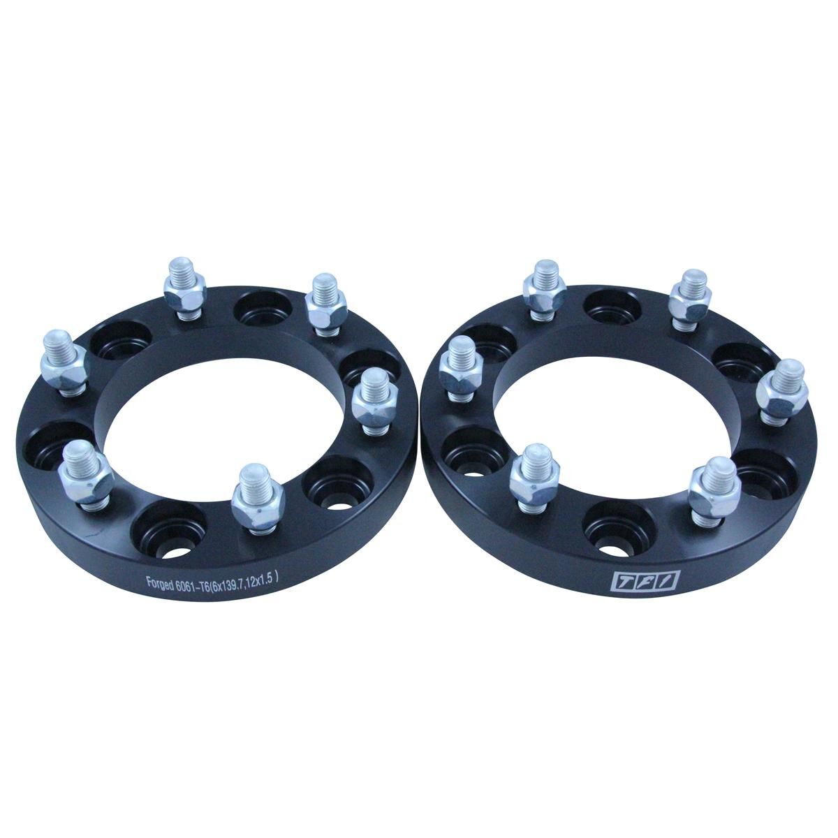 Wheel Spacer Kit 25mm Thick Size 6x139.7 12x1.5 Stud, , scaau_hi-res