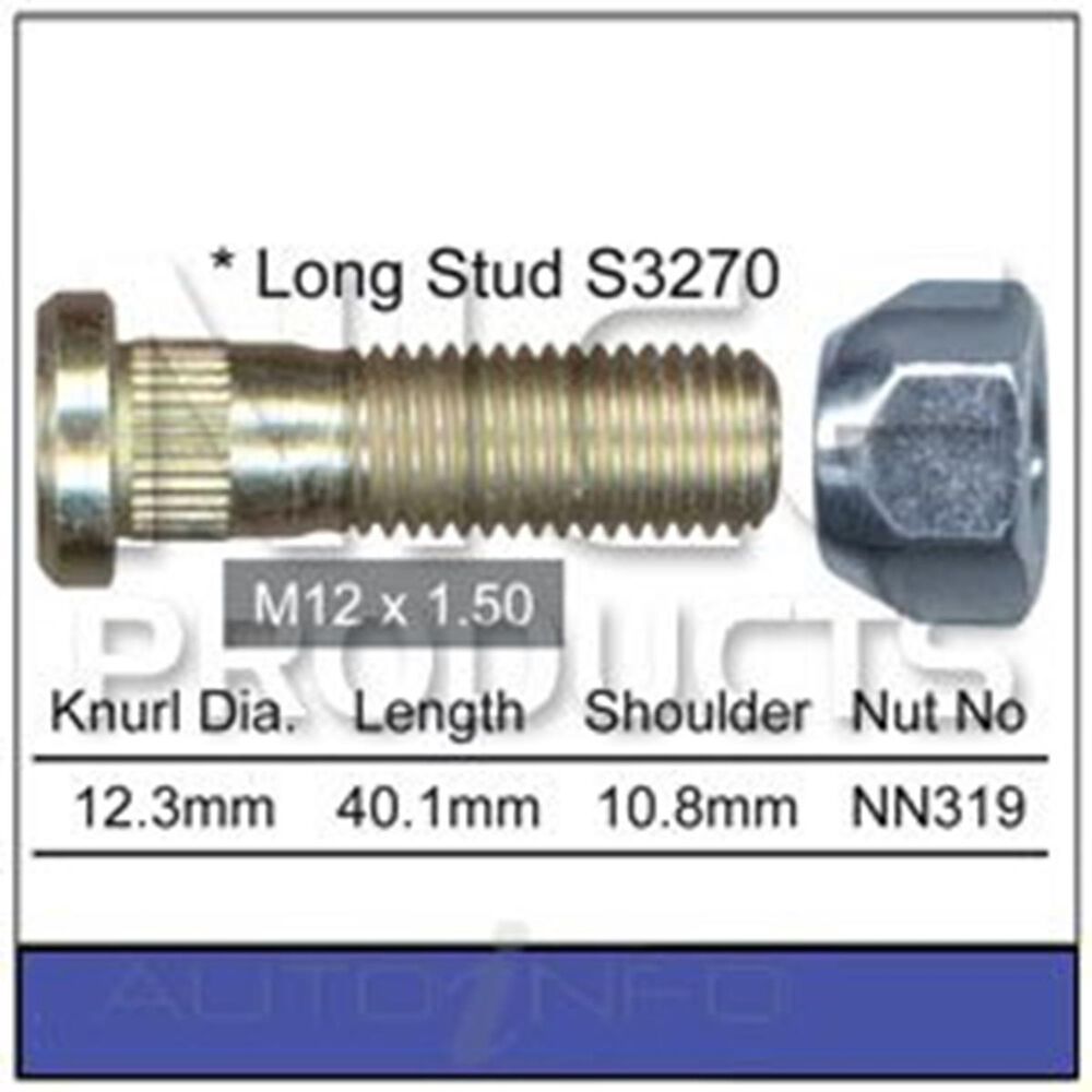 Nice Wheel Stud And Nut Set NS327 Supercheap Auto