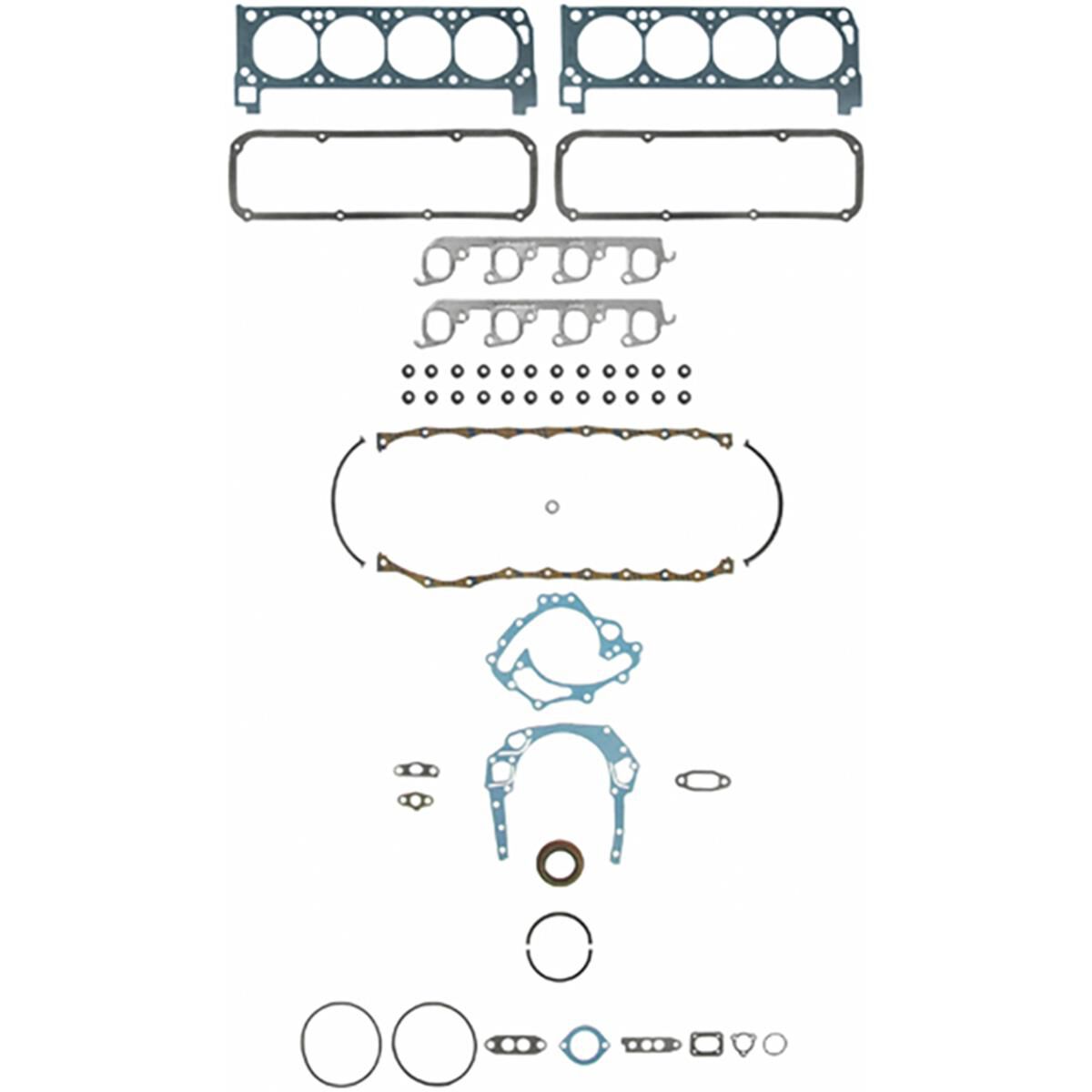 FORD 302 351C FULL GASKET KIT NO INTAKE GASKETS *NOTES*, , scaau_hi-res