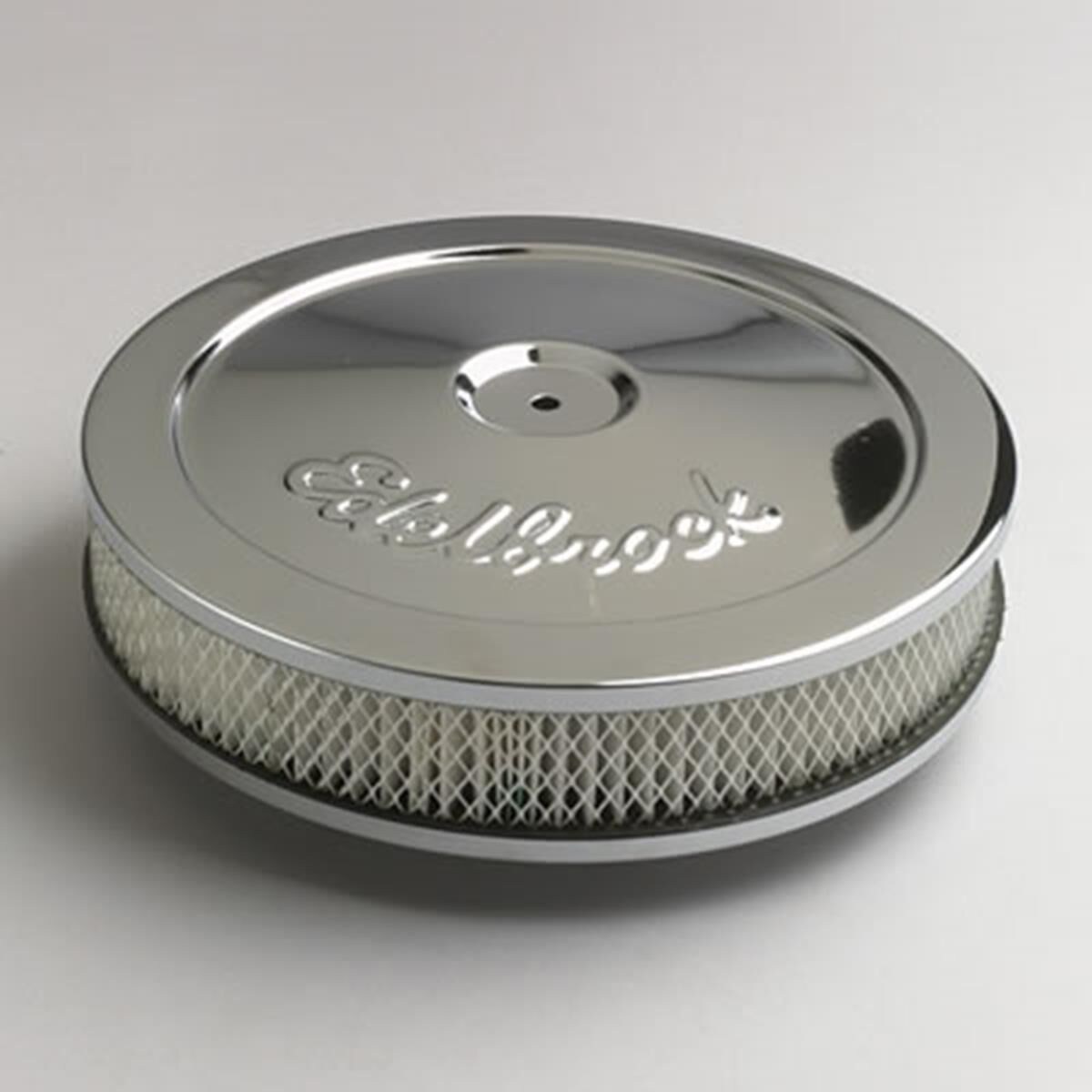 CHROME AIR CLEANER,10 X 2 5-1/8 NECK, WITH LOGO, , scaau_hi-res