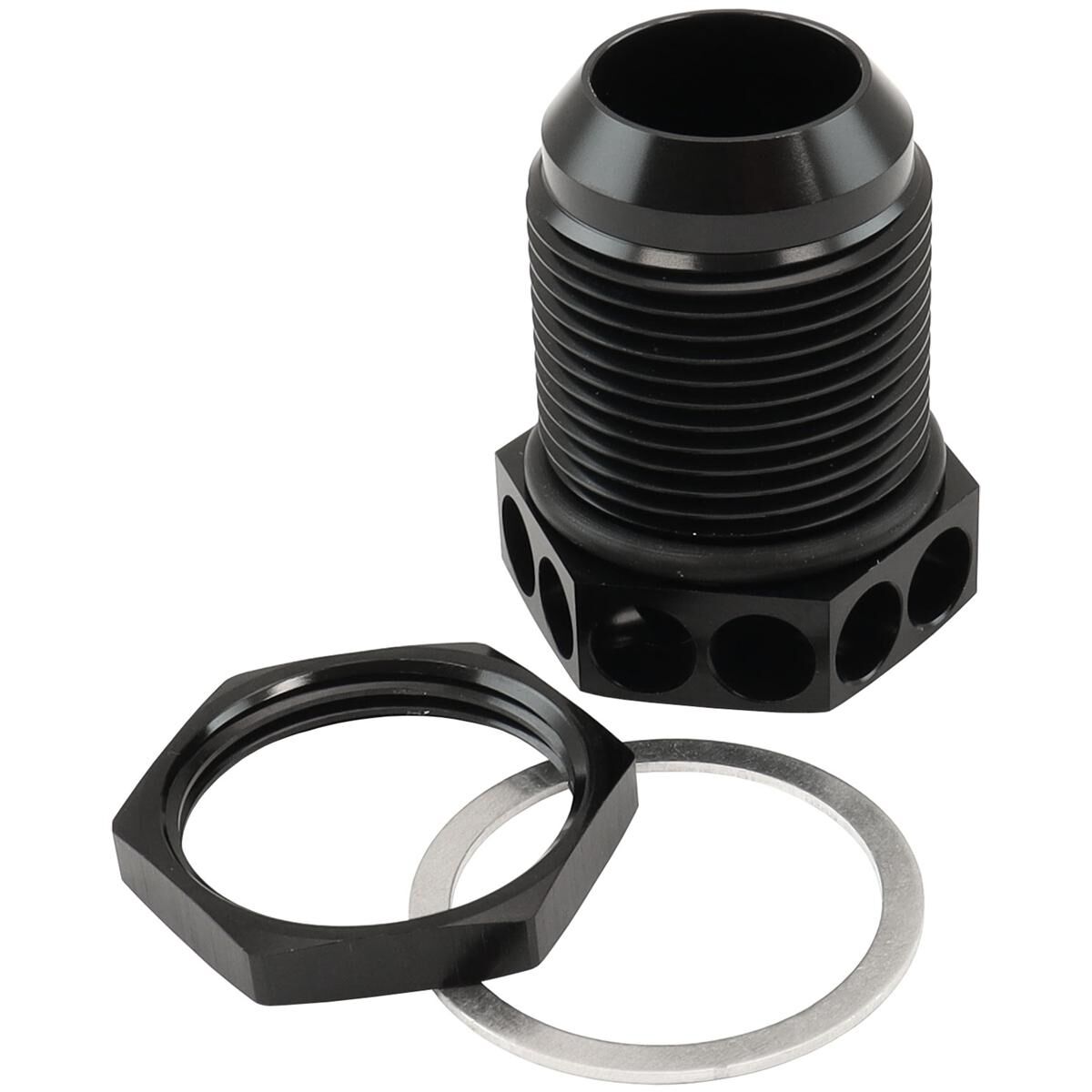 BOLT IN -16AN BREATHER CAST ORFABRICATED COVERS BLACK, , scaau_hi-res