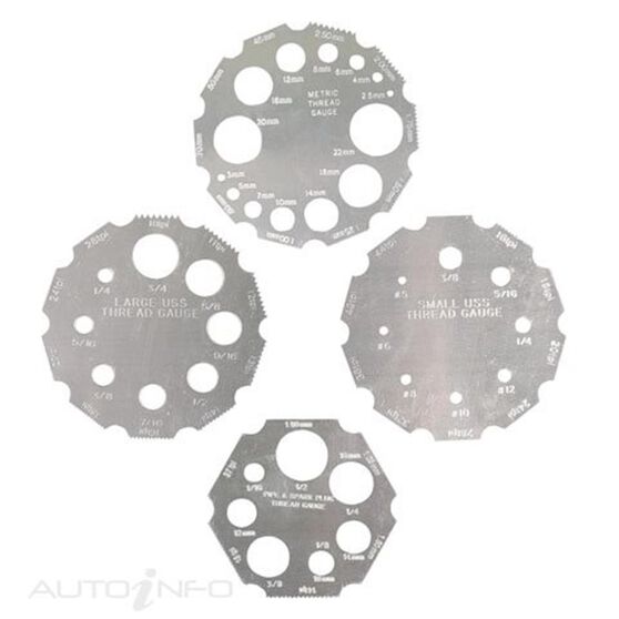 Toledo Universal Thread Gauge Set 301064 301064 Supercheap Auto