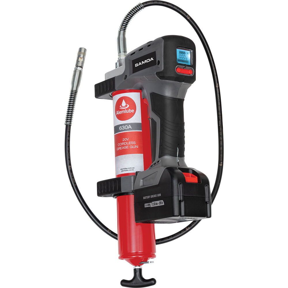 Alemlube 20V Cordless Grease Gun 450g, 630A Supercheap Auto