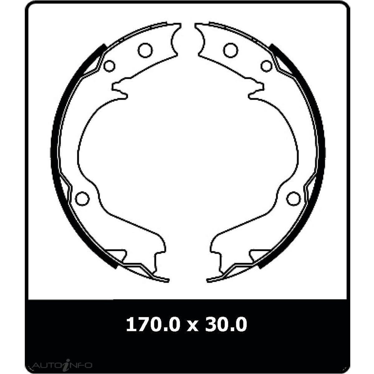 PTX HANDBRAKE SHOES SUBARU IMPREZA, , scaau_hi-res