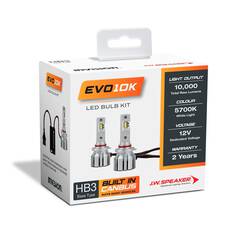 LED HB3 HEADLIGHT KIT 12V 50W 5700K 5000LM EACH GLOBE EVO10K, , scaau_hi-res