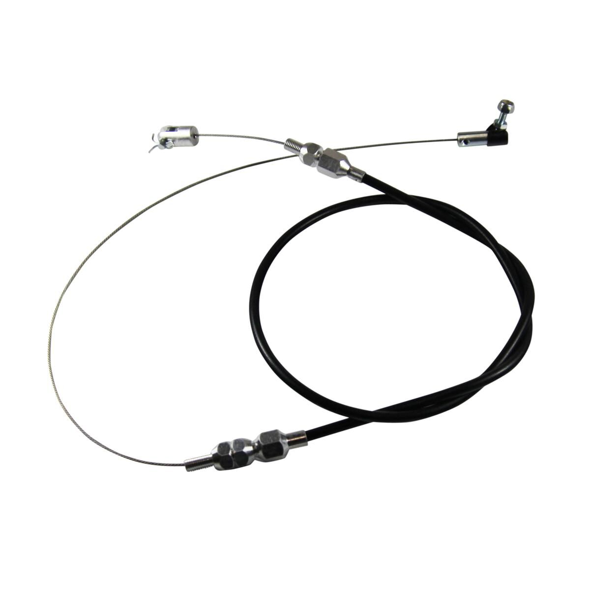 Throttle Cable Assy Kit Fits Carb Engine + some Efi Black Rubber 36 Inch Long, , scaau_hi-res
