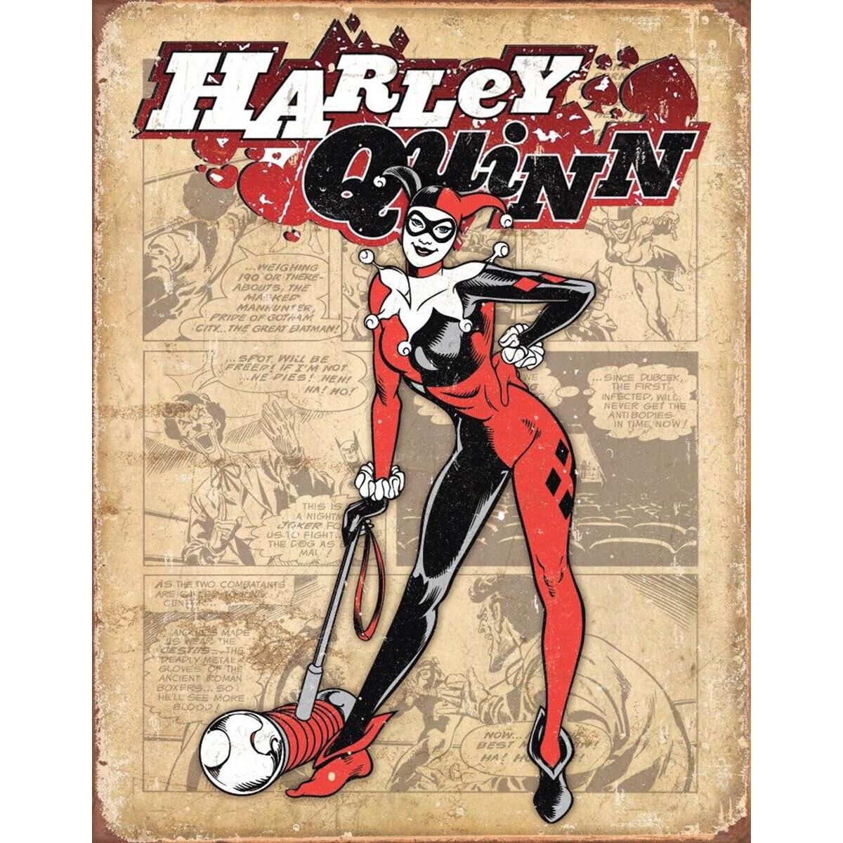 Sign-Harley Quinn Retro, , scaau_hi-res