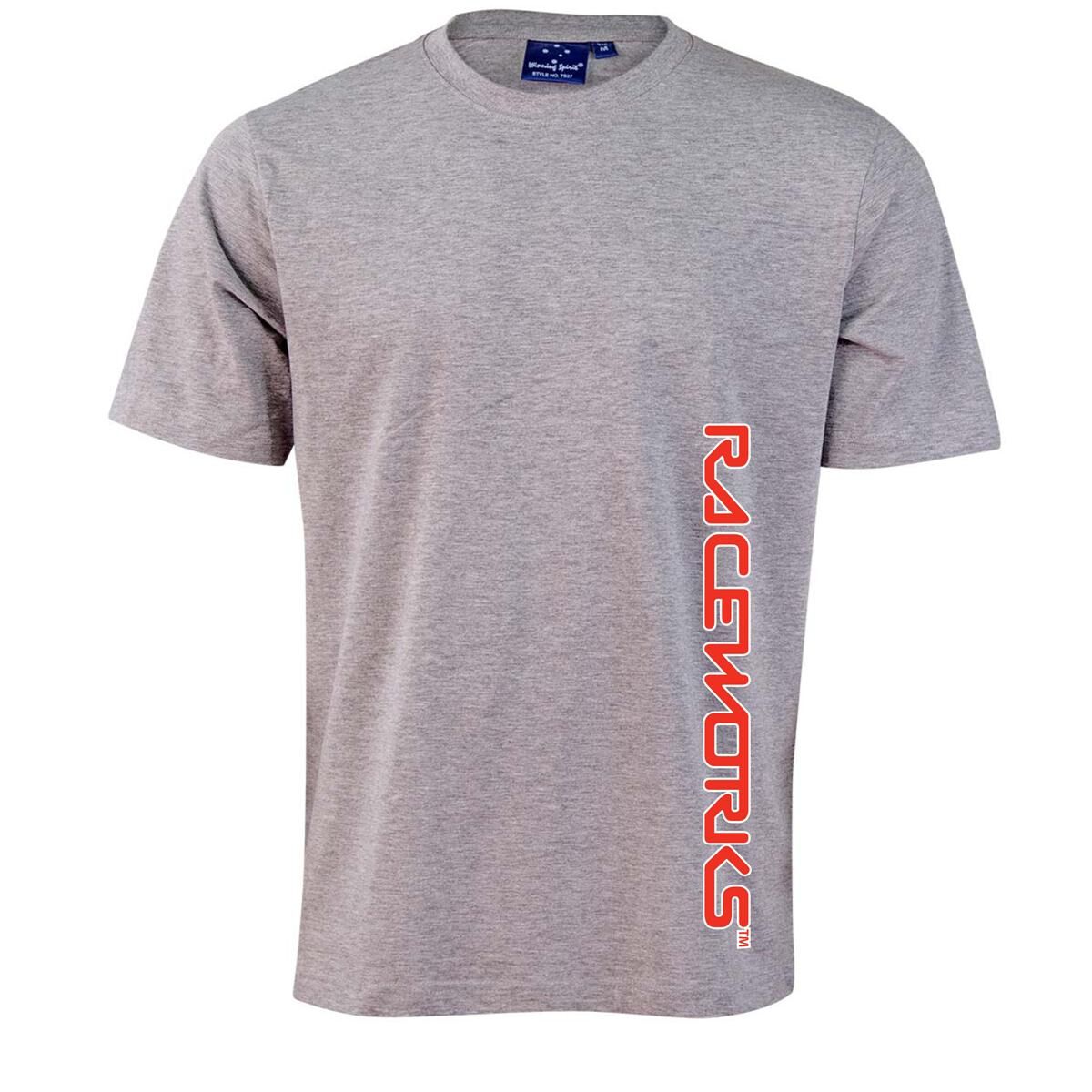 RACEWORKS S WHITE T-SHIRT SHORT SLEEVE, , scaau_hi-res