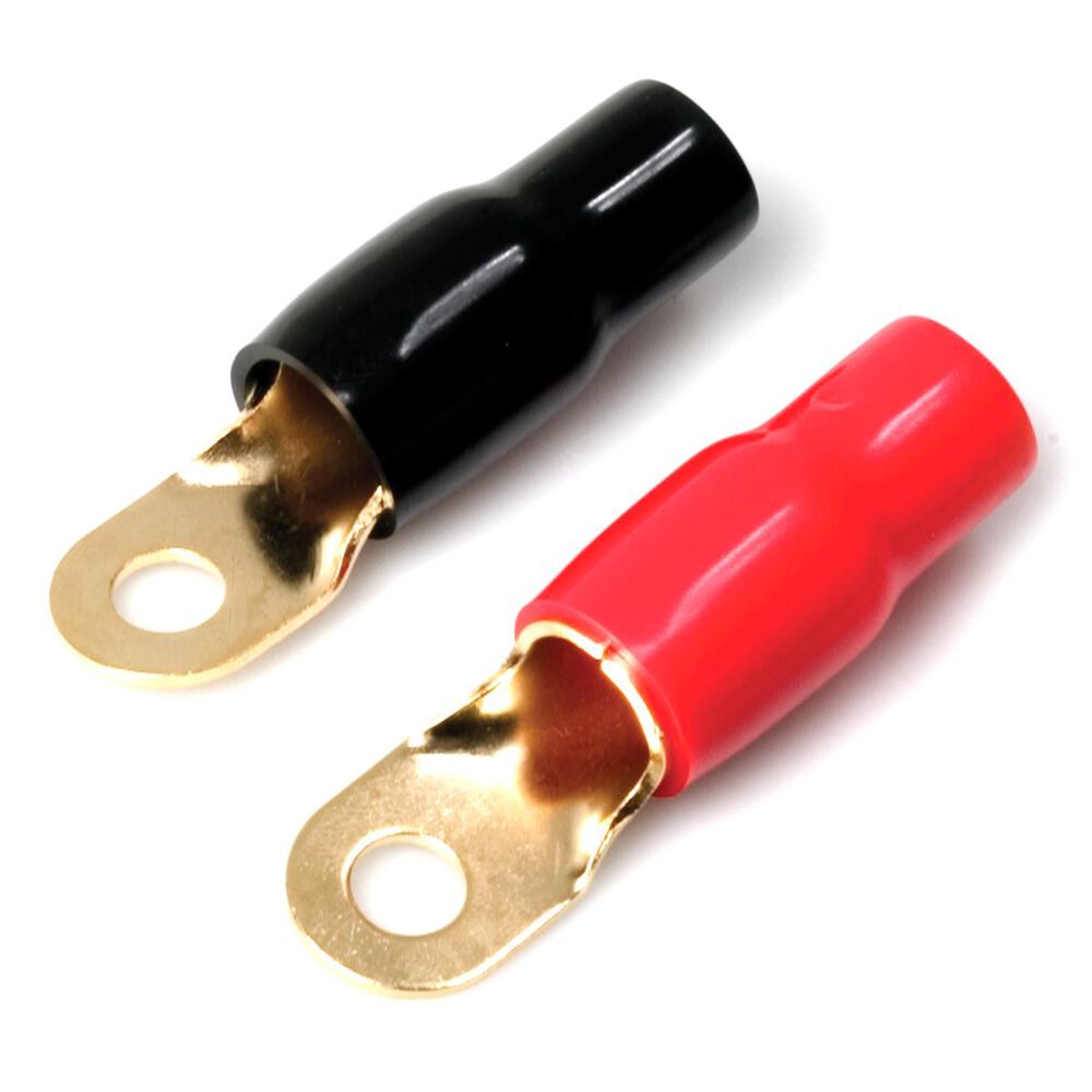 Aerpro 0 Gauge Ring Terminal Pk 2 1R/1B AP0GRT Supercheap Auto