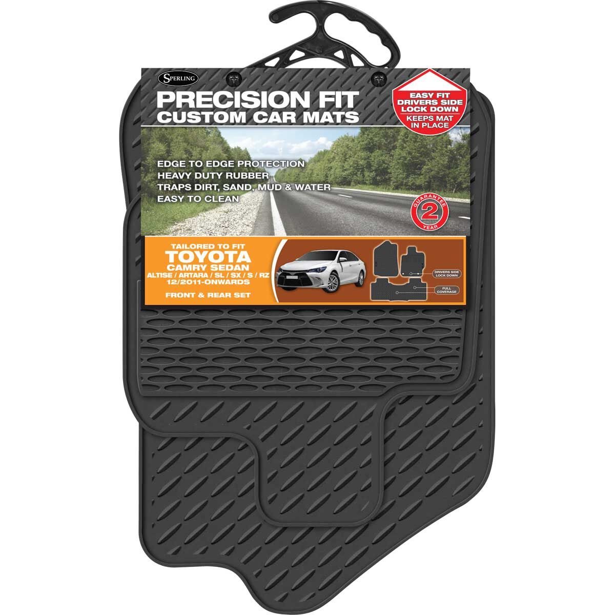 CAR MAT RUBBER TOYOTA CAMRY SEDAN 2012+, , scaau_hi-res