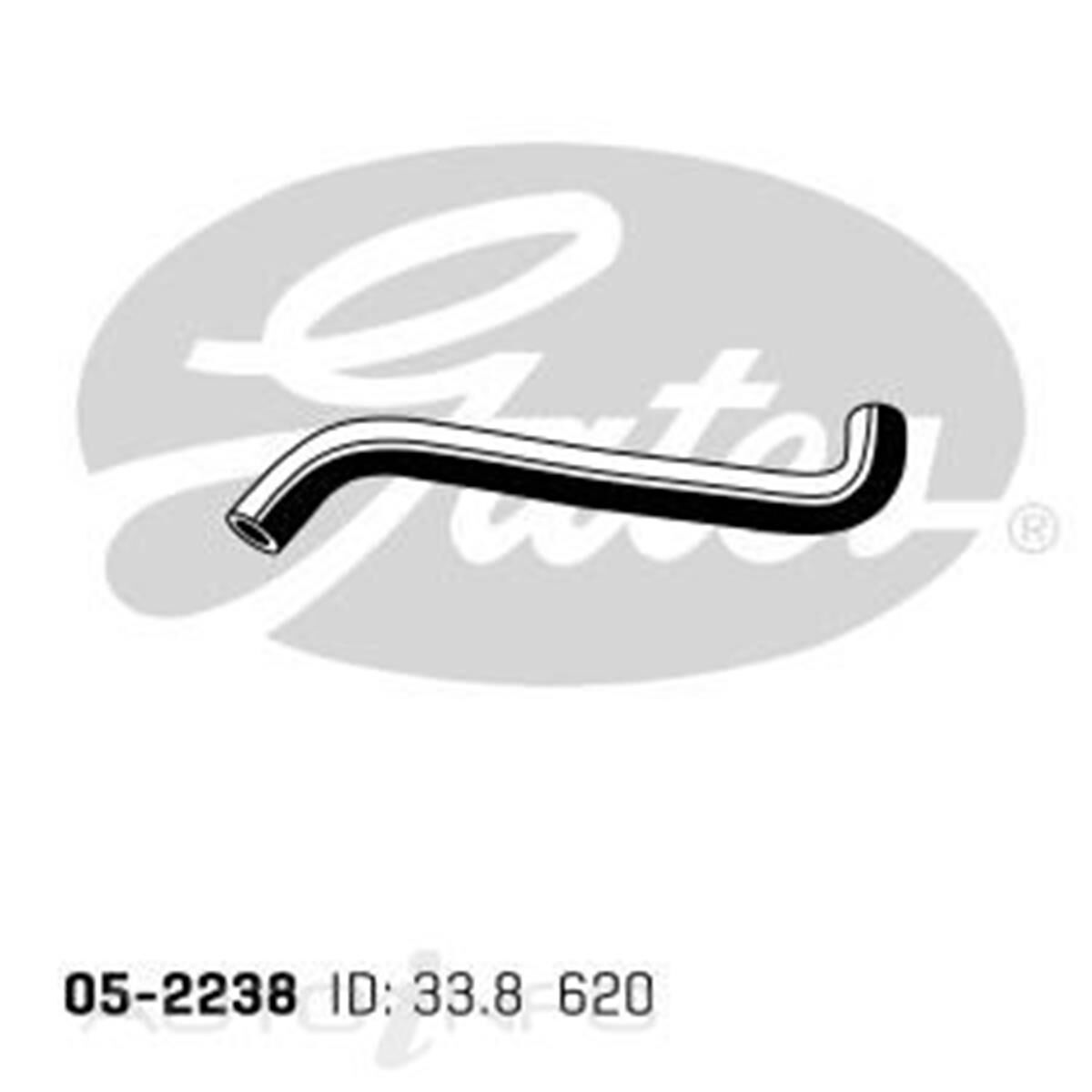 05-2238 GATES RADIATOR HOSE, , scaau_hi-res