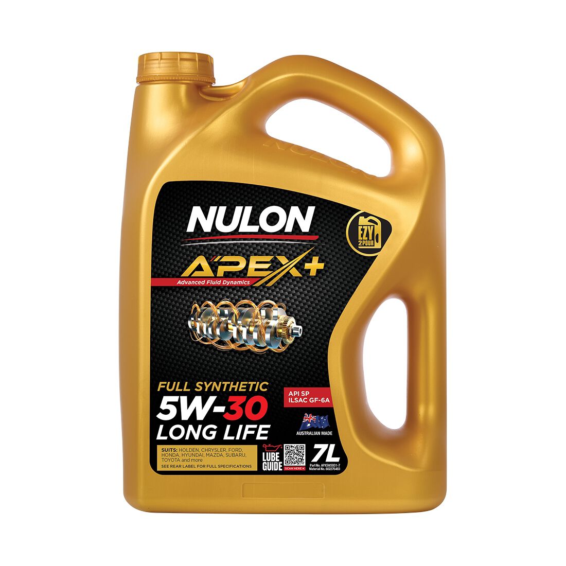 7L NULON APEX+ 5W-30 LONG LIFE, , scaau_hi-res