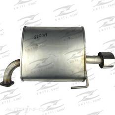 SUBARU LIBERTY OUTBACK 04 GEN4 2.5L 3.0L RHS REAR MUFFLER WITH CHROME TIP, , scaau_hi-res