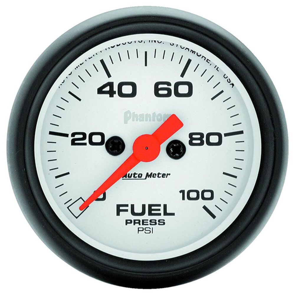 Autometer Phantom Fuel Pressure Gauge Electric 0 100 PSI, 2 1/16