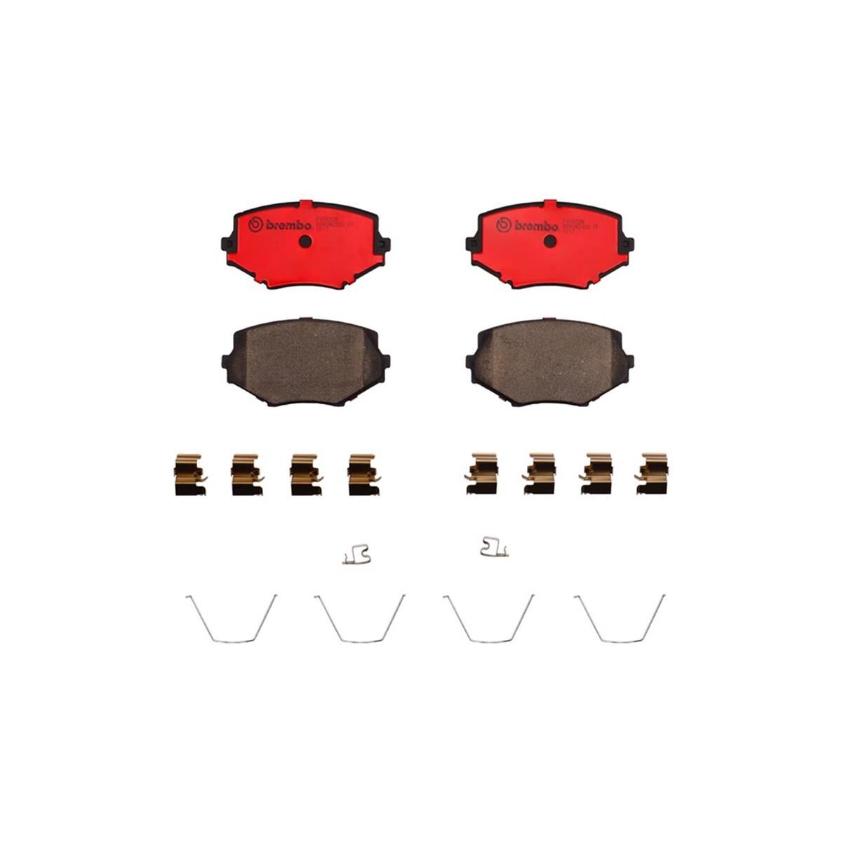 BREMBO DISC PAD SET NAO CERAMIC, , scaau_hi-res