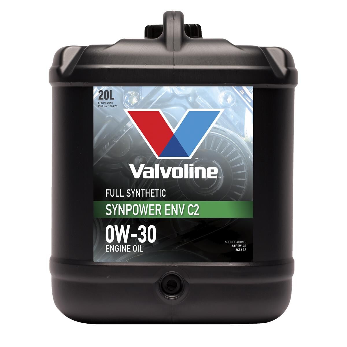 SYNPOWER ENV C2 0W-30 20L, , scaau_hi-res