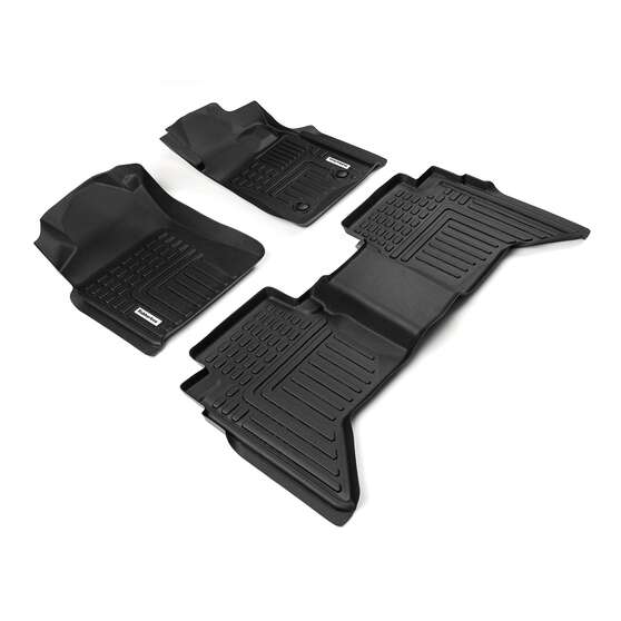DEEP DISH CAR MATS FOR TOYOTA HILUX DUAL CAB (7TH GEN FACELIFT) 2011-2015, , scaau_hi-res