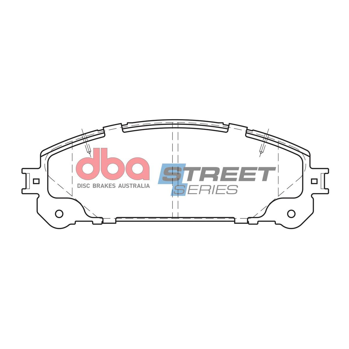 DBA SS STREET SERIES BRAKE PADS [ Lexus & Toyota 2007-2014 F ], , scaau_hi-res