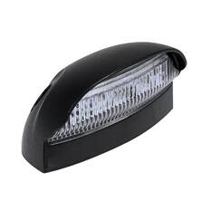 LED LICENCE PLATE LAMP 10-30VBLACK HOUSING 500mm LEAD IP6772x41x50mm BLST PCK, , scaau_hi-res