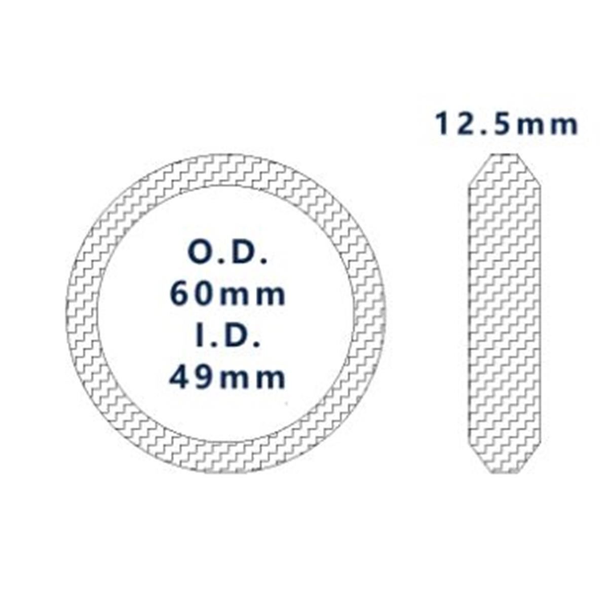 SINGLE PACK EXHAUST GASKET+BAG W/MESH 48.6mmX60mmX12.5mm FD EA MANIFOLD GASKET/JF040, , scaau_hi-res