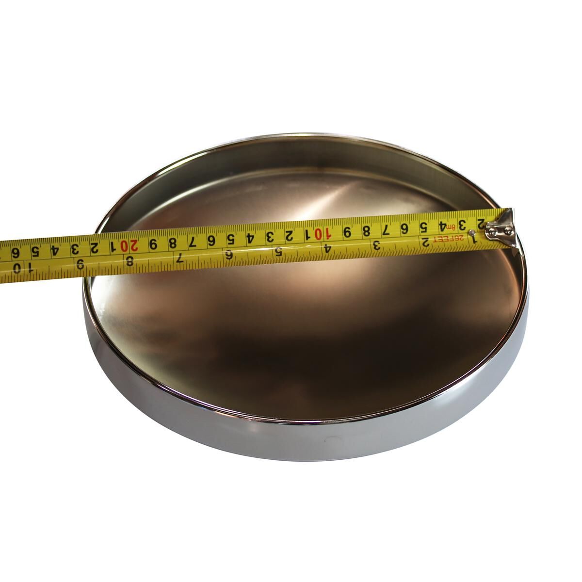 Baby Moon Chrome Hub Cap 8-5/16" ID x 2-1/2" High, , scaau_hi-res