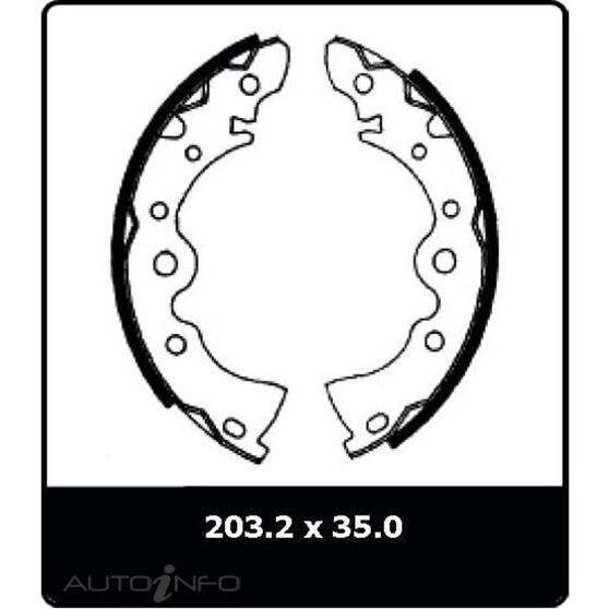 Protex Brake Shoes N1598 Supercheap Auto