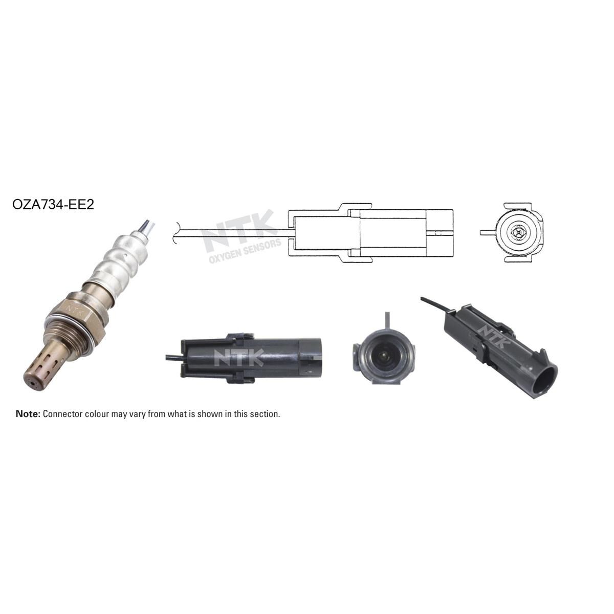 NTK OXYGEN SENSOR - OZA734-EE2, , scaau_hi-res
