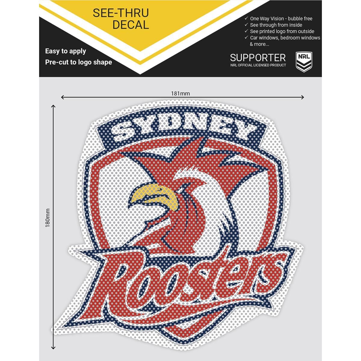 ROOSTERS ITAG SEE-THRU DECAL, , scaau_hi-res