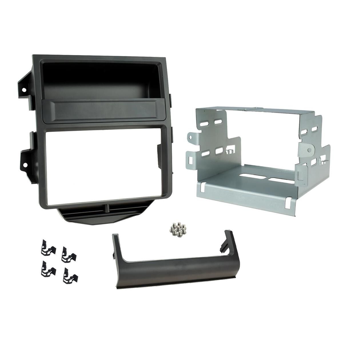 DOUBLE DIN FACIA KIT TO SUIT PORSCHE MACAN (BLACK), , scaau_hi-res