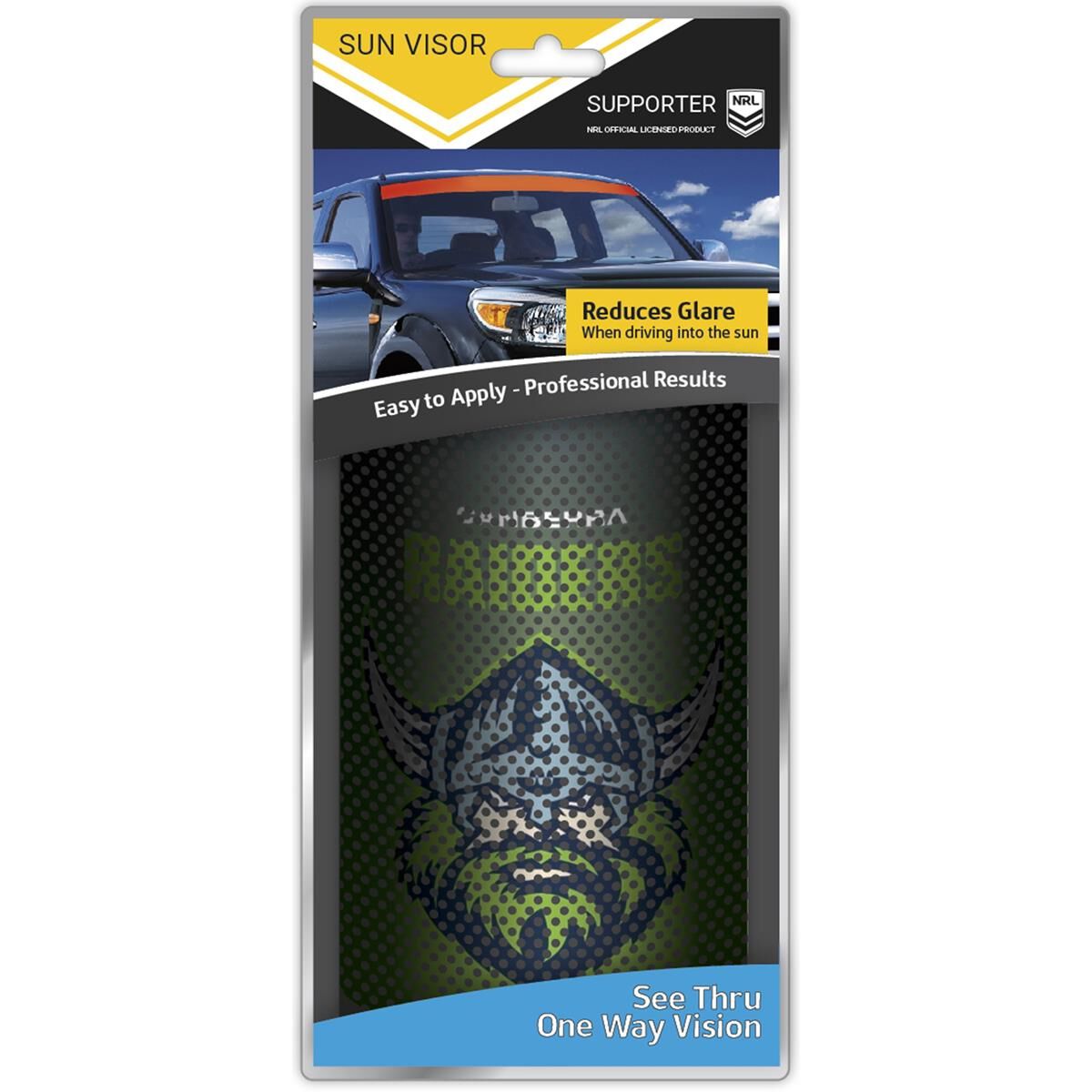 RAIDERS  ITAG SEE-THRU SUN VISOR - RADIANT DESIGN, , scaau_hi-res