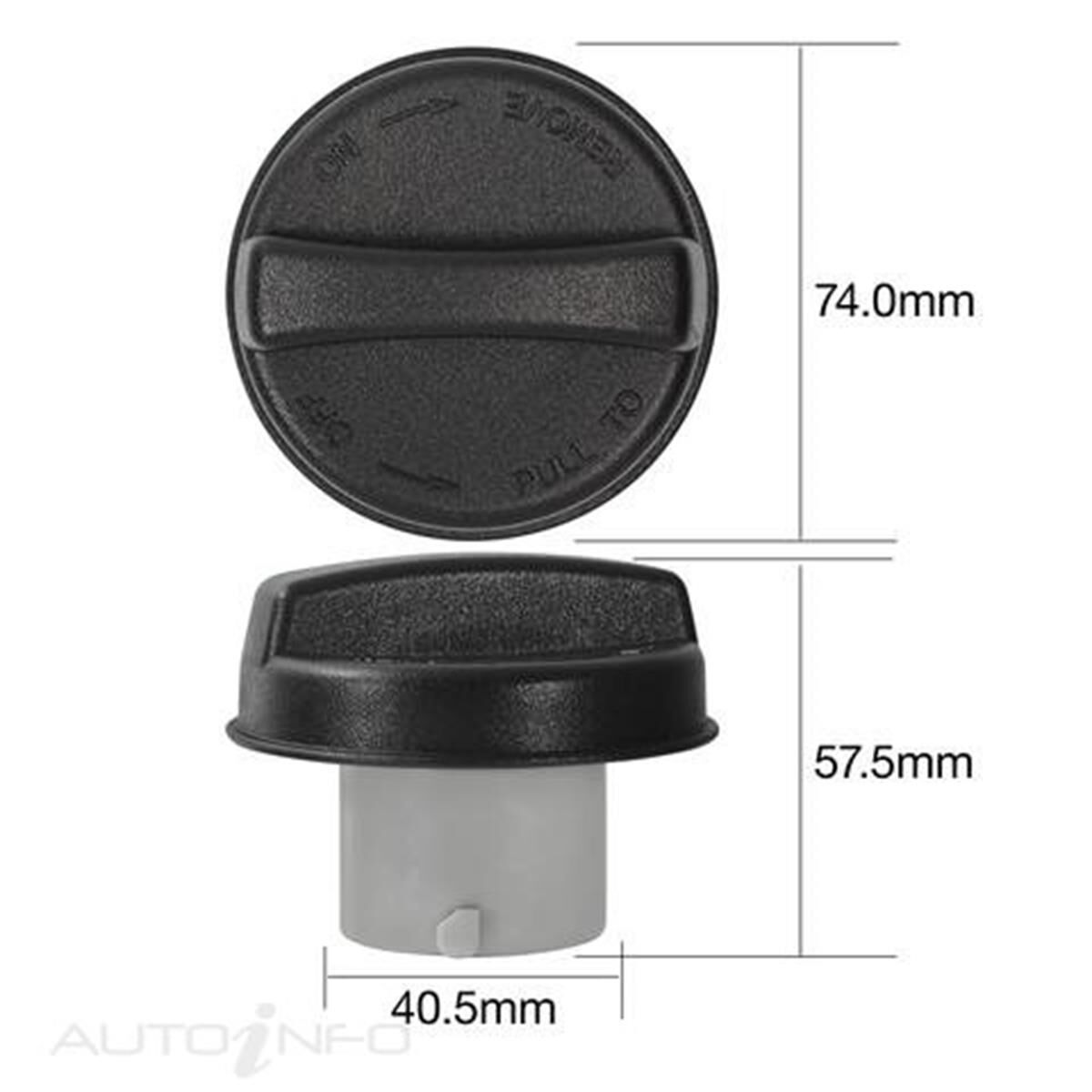 Tridon Non Locking Fuel Cap TFNL230
