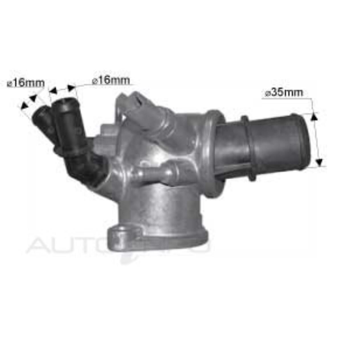 THERMOSTAT HOUSING 88C BOXED, , scaau_hi-res