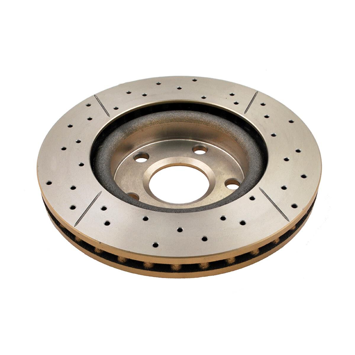 Street Gold Cross-drilled/slotted KP [ Commodore VE/VF V6 06-> F ], , scaau_hi-res