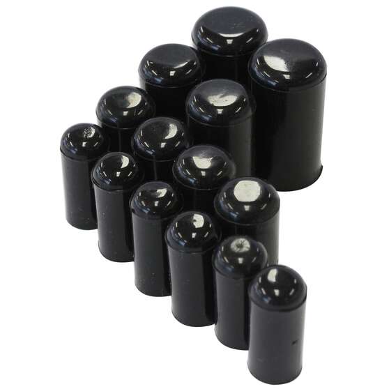 VACCUM BLANK OFF PLUG METRIC BLACK 16 SILICONE CAP BLOCK, , scaau_hi-res