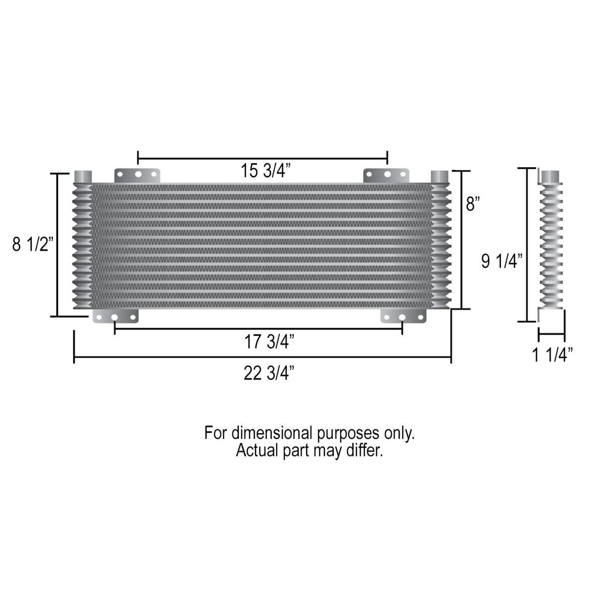 Plate & Fin Trans Cooler Kit (5/8" Inverted Flare), , scaau_hi-res