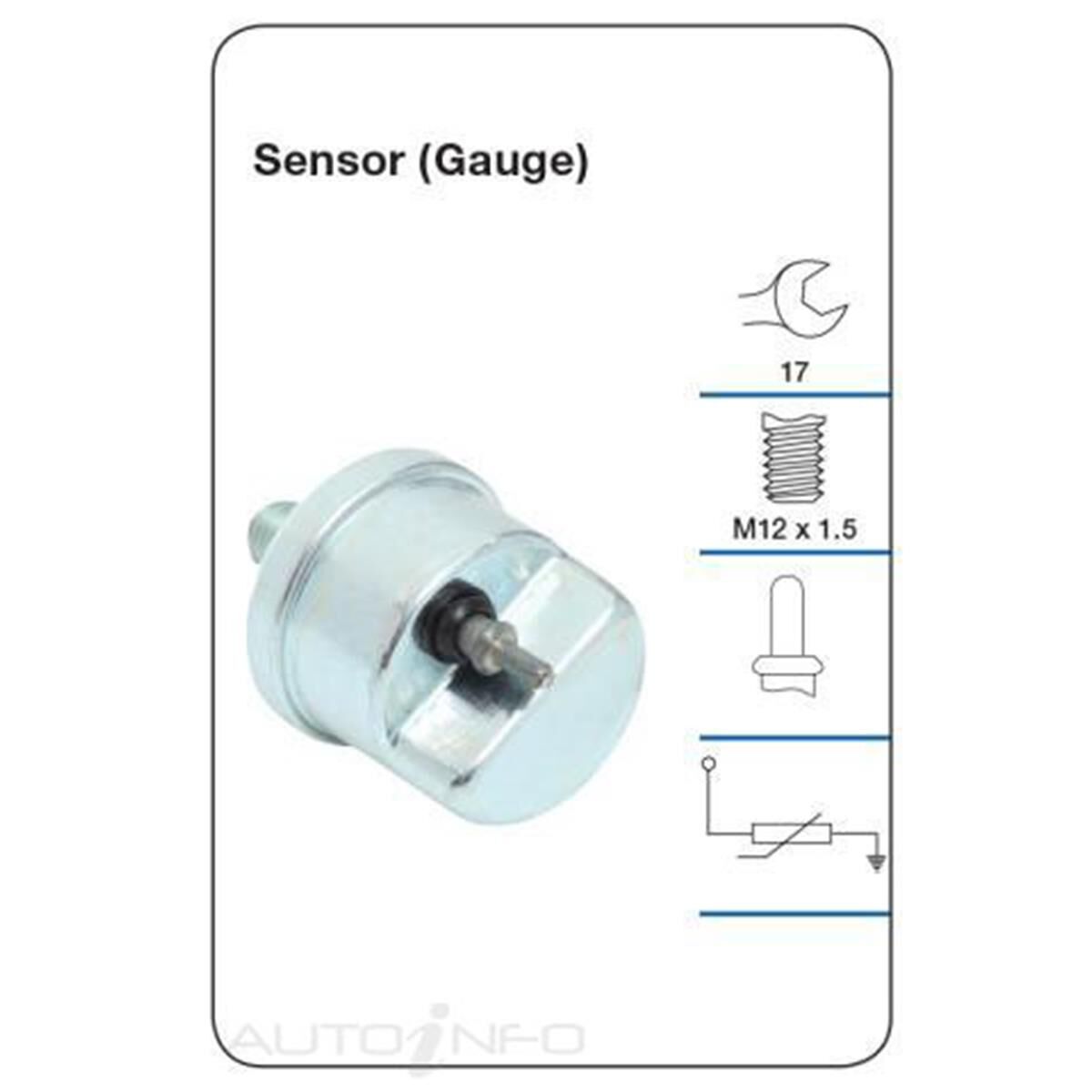 TRIDON OIL PRESSURE SENSOR (GAUGE), , scaau_hi-res