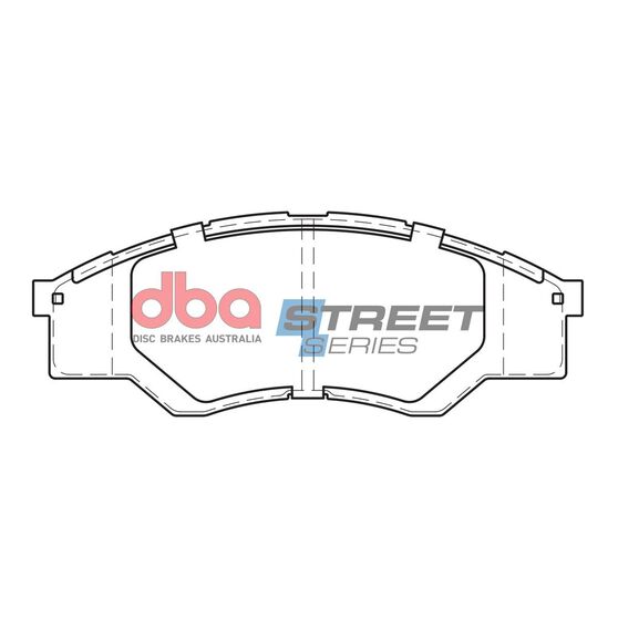 DBA SS STREET SERIES BRAKE PADS [ Toyota HI-Lux 2005-2008 F ], , scaau_hi-res