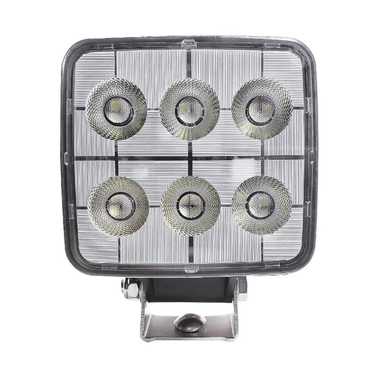 LED SQUARE WORKLAMP FLOOD BEAM60 Deg 9-36V 24W 24 LEDs BLACKHSNG 2,800Lmn IP68, , scaau_hi-res