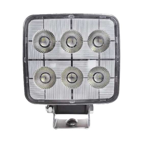 LED SQUARE WORKLAMP FLOOD BEAM60 Deg 9-36V 24W 24 LEDs BLACKHSNG 2,800Lmn IP68, , scaau_hi-res