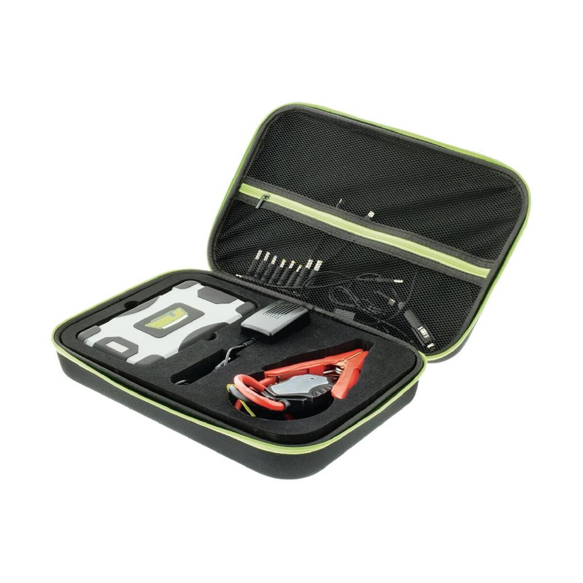 LITHIUM-COBALT JUMP STARTER 18,000mAh W/LED DISPLY, CARRY CASE, FLASH LIGHT, 12V PWR SUP, , scaau_hi-res