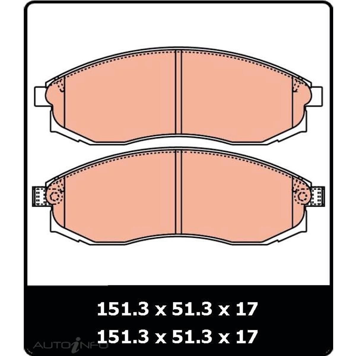 DB1308R NISSAN MAXIMA A32 FRONT, , scaau_hi-res