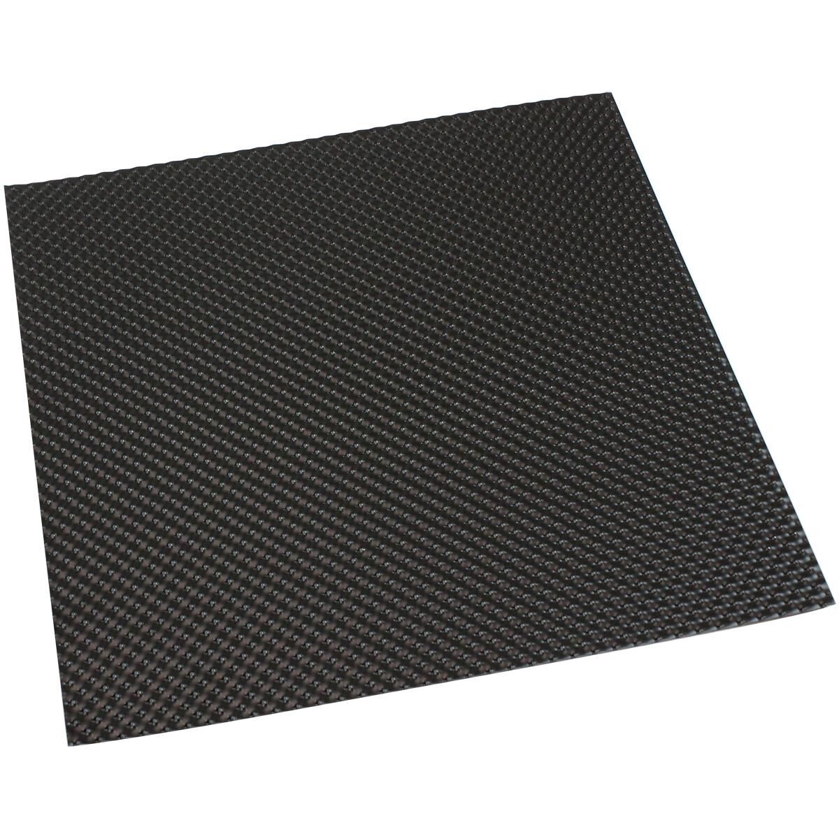 12" X 12" ALUMINIUM EMBOSSED HEAT SHIELD CUT OR FOLD BLACK, , scaau_hi-res