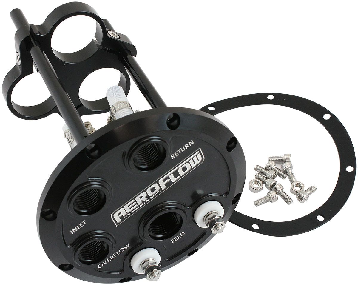 LOW PROFILE TRIPLE PUMP HANGERFUEL 450 525LPH BLACK BILLET, , scaau_hi-res