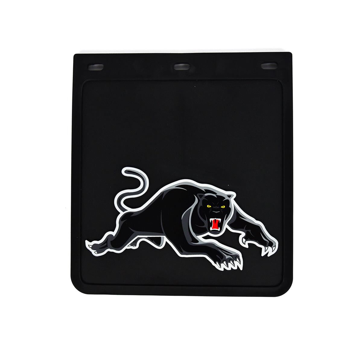 250MM DROP X 230MM WIDTH BLACK MONO MUDFLAP  - PANTHERS, , scaau_hi-res